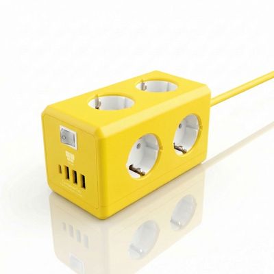 고용량 6구 멀티탭 4포트 USB 멀티충전기 NV202MTT7