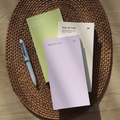 오첵 2026 날짜형 위크온페이지 위클리 다이어리