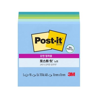 3M 강한점착용 654-5SST-RC- 오아시스 76X76 450매