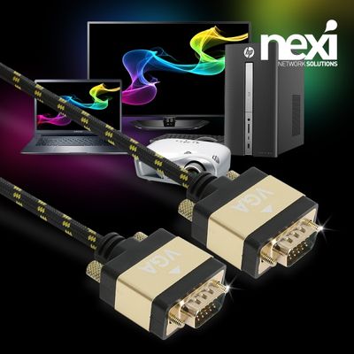 (NEXI) 넥시 파인골드 D-Sub 모니터 RGB 케이블 M/M