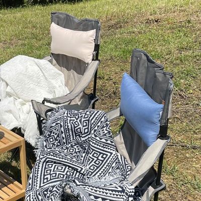 힐링 캠핑 의자 베개 릴렉스체어 쿠션 목쿠션 차량용 