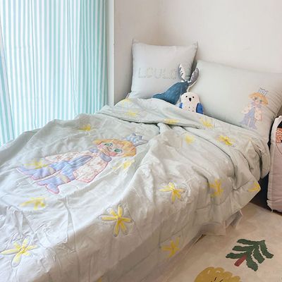 [드로잉에이미] 루루 여름 차렵 이불 세트