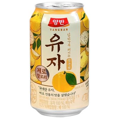 동원 양반 유자 제로 340ml 24캔