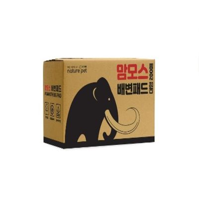 맘모스 초대형 애견패드200매(레몬향)(WF0BD03)