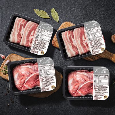 [도뜰돼지]명품한돈4호/삼겹살2팩,앞다리살2팩