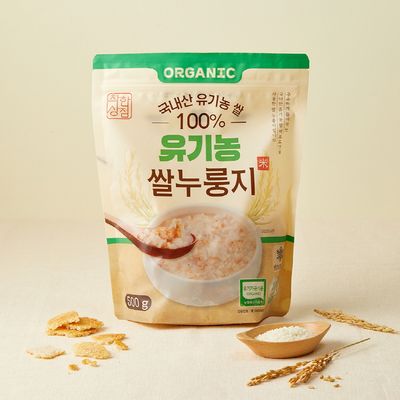 [착한상점] 유기농 쌀 100% 유기농쌀 누룽지 500g