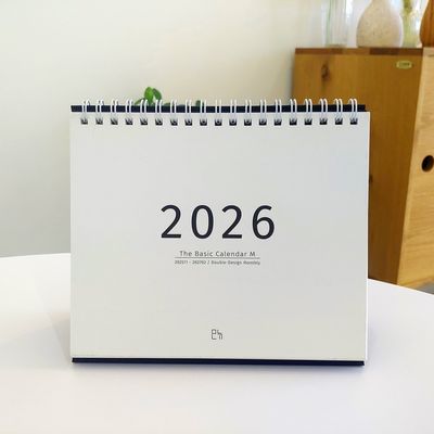 2026모뉴 중형 탁상달력 심플한 캘린더 메모달력