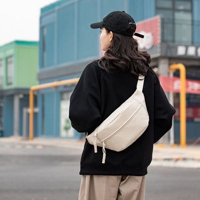 슬림 크로스백 힙색 커플 웨이스트백 경량 여행 데일리룩 외출용 패션 슬링백 가방(WFJ60TZ)
