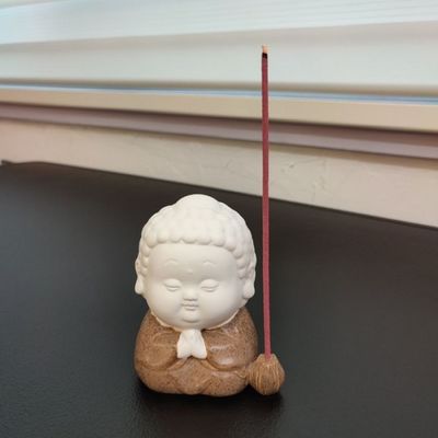 합장 동자승 인센스 홀더 향꽂이(WFB3558)