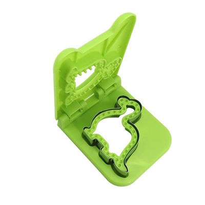 공룡 샌드위치 간식만들기 틀 토스트 포켓 그린 Q193