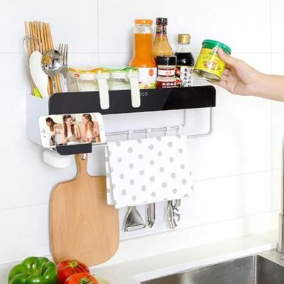 주방 다용도 걸이 선반 행주걸이 수저 조리도구걸이