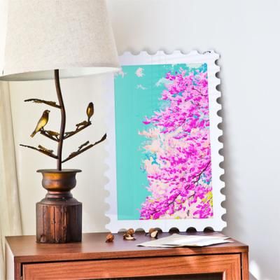 nu040-행잉액자_봄의벚꽃(우표세로대형)