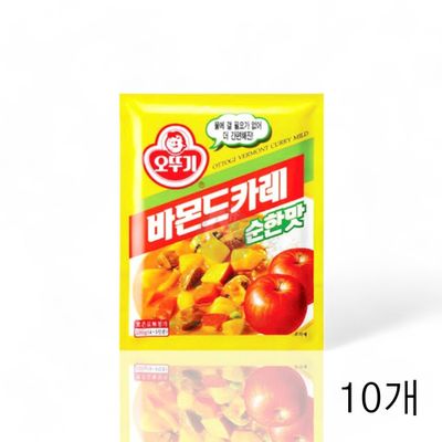 WL 오뚜기 바몬드카레 순한맛 1Kg X 10개 대용량 업소용 분말카레 과립형카레 카레라이스(WFLQQL3)