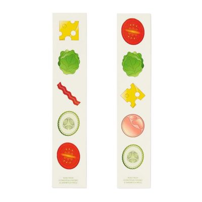 샌드위치 속재료 북마크 2종 SET