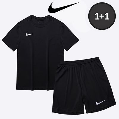 나이키 드라이핏 스우시 반팔티+반바지 세트 2color