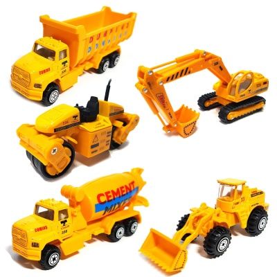 건설 현장 세트 다이캐스트 포크레인 불도저 트럭