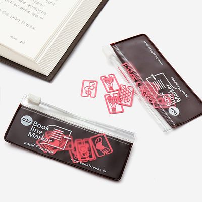 북라인마커 파우치타입 8종 세트