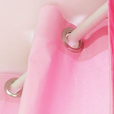 coloration metal ring curtain - baby pink S(100cm*150cm)