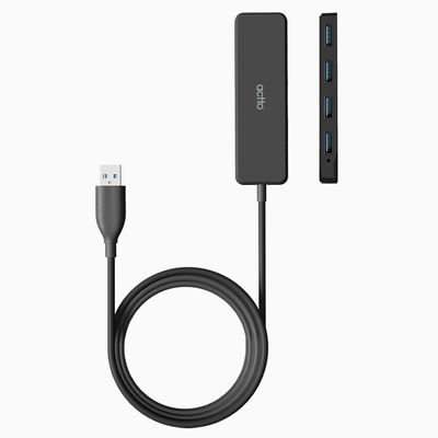엑토 USB 3.2 4포트 노트북 PC 1m 롱 허브 HUB-60