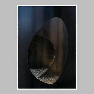 거실그림액자 Oval steel A3사이즈(WFG3UZN)