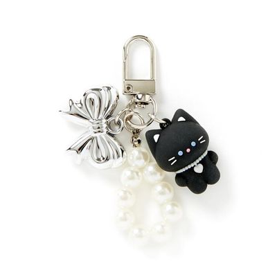 아트박스 트윙클냥이 진주비즈키링