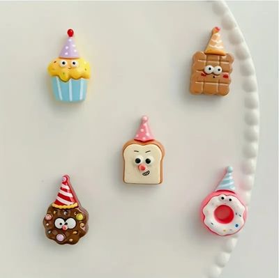 5개 세트 디저트 냉장고 마그넷 자석 주방 장식 칠판