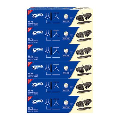 오레오 씬즈 화이트크림 84g 6개