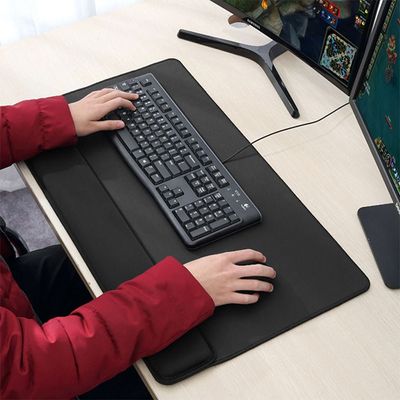 [와인앤쿡]손목쿠션 일체형 키보드 특대형 장패드