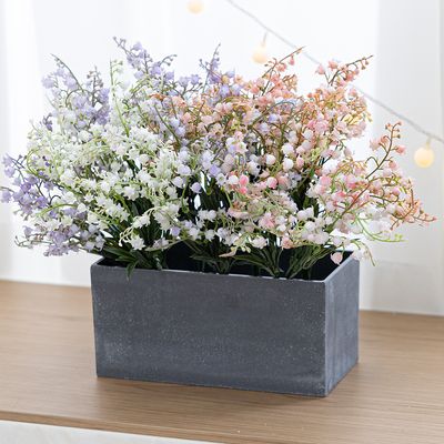 플라스틱 도자기 사각 화분 플랜트아크릴 23x11cm