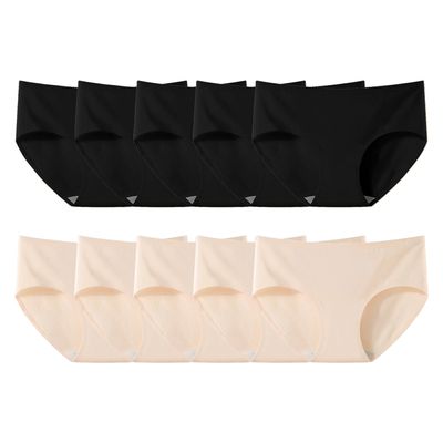 쿨링 심리스 여성 팬티 5개/10개 세트