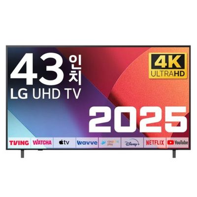 LG (43인치) 25년형 4K UHD LED 스마트티비 43UA7700