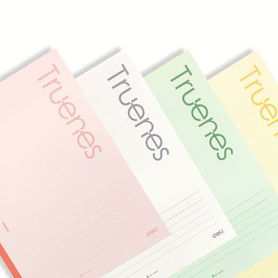 델리 파스텔 줄 노트 공책 B5 30매 1권