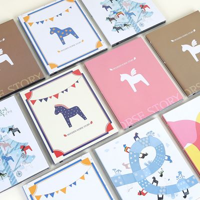 목마이야기 말띠 맘 초음파앨범 25매 접착식앨범