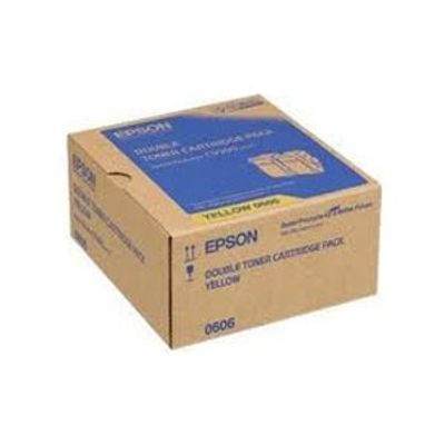 엡손(EPSON) 토너 C13S050606 (Double Pack) / Yellow / AcuLaser C9300N Toner / ( 7.5K*2 )