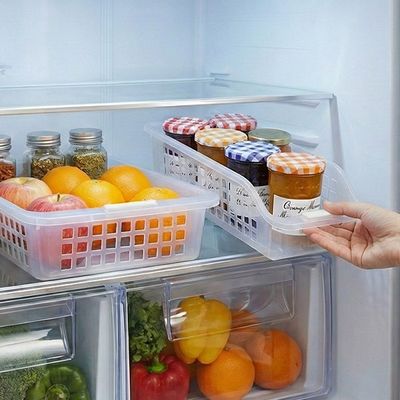 냉장고 정리 트레이 주방수납 다용도 정리함 투명IM10