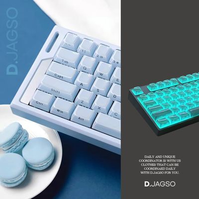 아이스 심플 무드 기계식 키보드 크리스탈 키캡