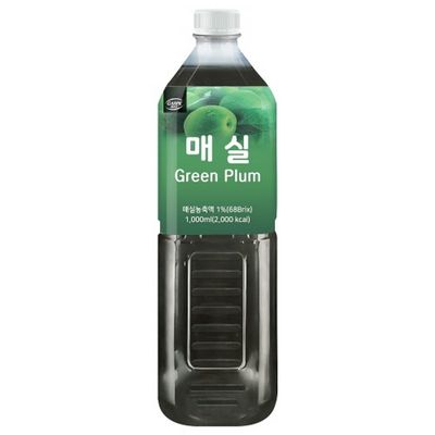 대호 까르페 액상 매실 아이스티 1L 탕비실 음료수