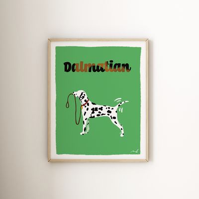 달마시안 | Dalmatian, 츄디 작가 그림