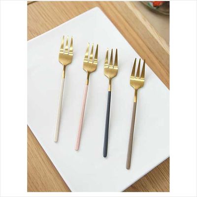 D14 케라미카 골드 티스푼 티포크(WFI381X)