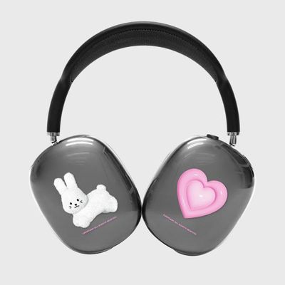 HOPPING WHITE POPO(에어팟맥스-클리어하드)