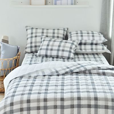 리브린 체크모먼트간절기차렵이불SS/Q단품&세트 2컬러