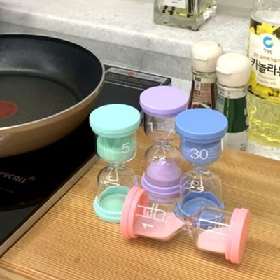 마카롱 탁상 타이머 5분 모래시계(WF41FEE)