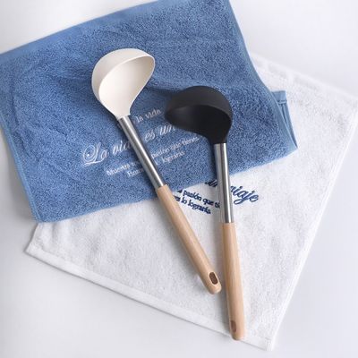 바그 우드핸들 실리콘 국자, 조리도구 2color