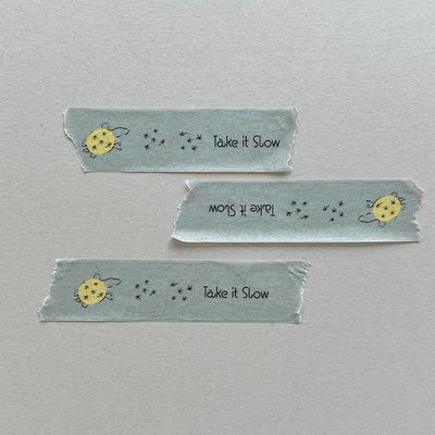 다꾸 종이 마스킹 거북이 테이프 | Slow Night Turtle