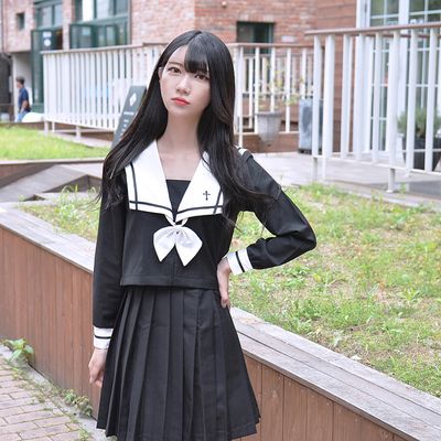 세인트 블랙 일본여고생 세라복 세트 (긴팔)