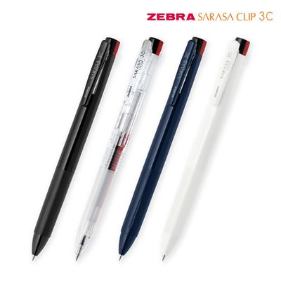 제브라 사라사 클립 3C 3색 펜 0.5mm J3J5