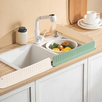 싱크대 실리콘 물막이 물튀김방지 강력흡착 고급형