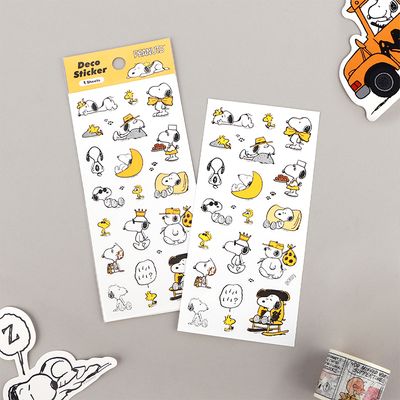 피너츠 스누피 캐릭터 데코스티커