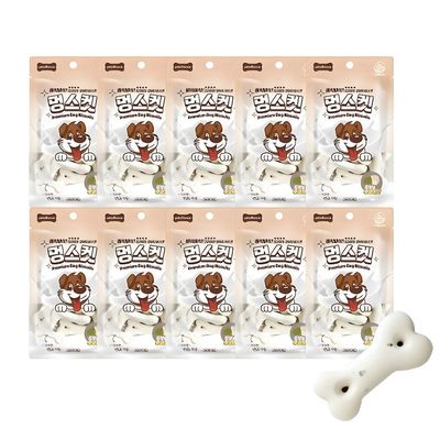 펫앤펫 강아지 멍스켓 비스켓 두부 후코이단 10개 1타(WFP8BDL)