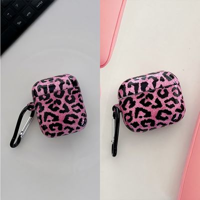 뉴욕 핫걸 스타일 핑크 호피 에어팟 프로 케이스